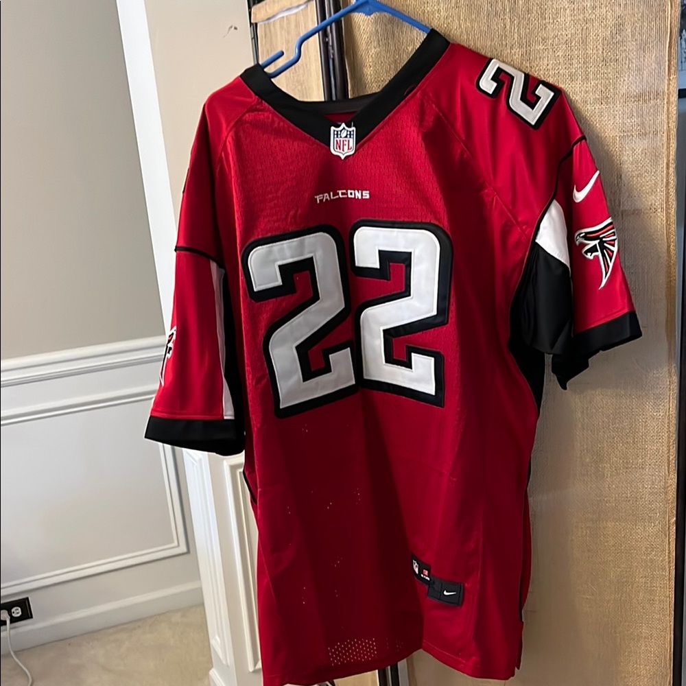 Authentic Keanu Neal # 22 Atlanta Falcons Red Jersey. Size 52.